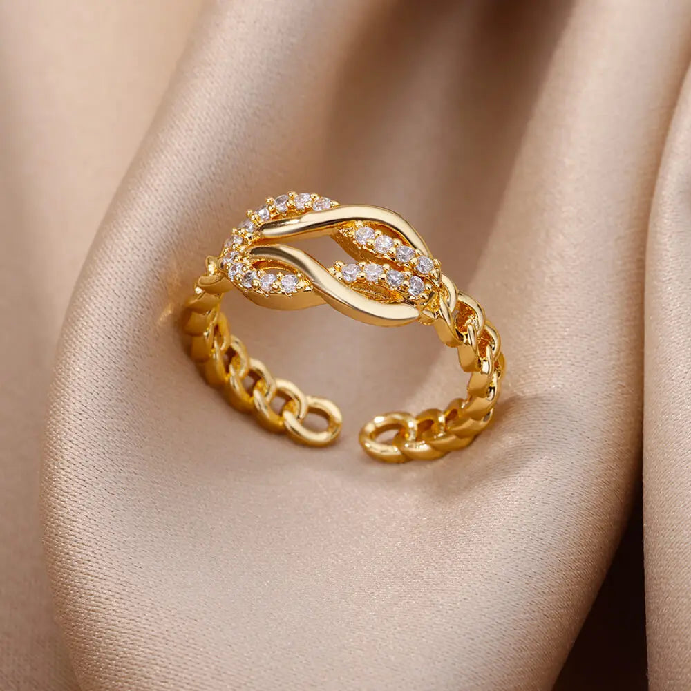 Colección de Anillos Dorados