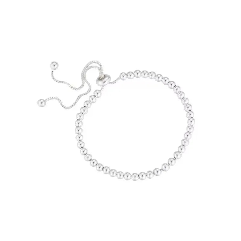 Pulsera Esfera de Plata Minimalista