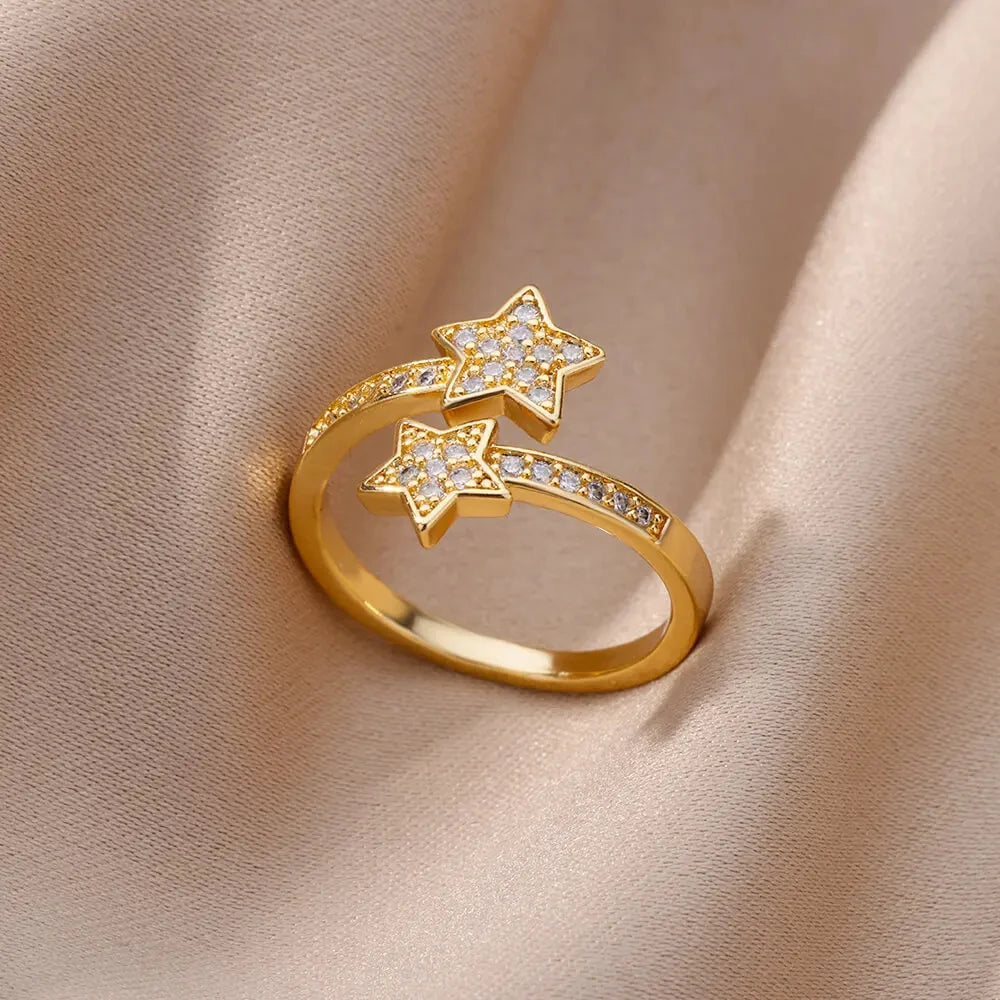 Colección de Anillos Dorados