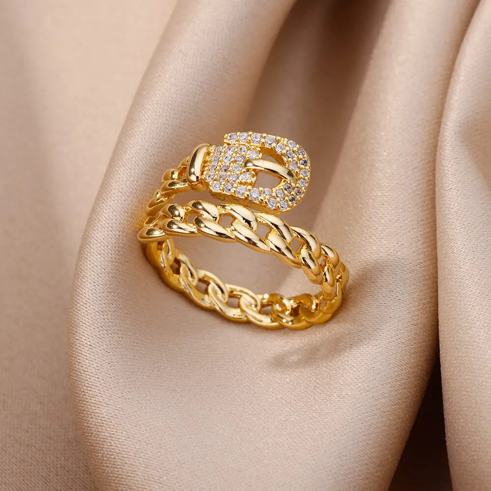 Colección de Anillos Dorados