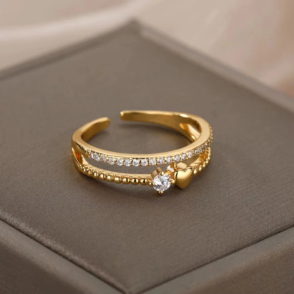 Colección de Anillos Dorados